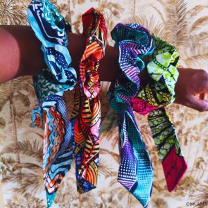 Grand Chouchou Foulchi en wax – 4 coloris